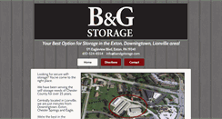 Desktop Screenshot of bandgstorage.com