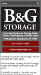 Mobile Screenshot of bandgstorage.com